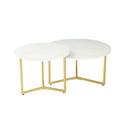 MESA DE CENTRO SET DORADO