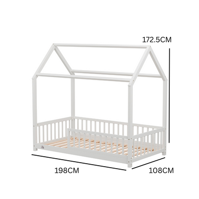 WBB2035 - CAMA MONTESSORI BLANCA BAJA