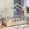 WBB1014 - CAMA MONTESSORI NATURAL GAVETA