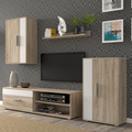 MUEBLE TV BARAT BLANCO/CREMA
