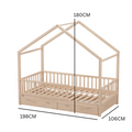 WBB1014 - CAMA MONTESSORI NATURAL GAVETA