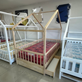 WBB1014 - CAMA MONTESSORI NATURAL GAVETA