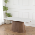 MESA DE COMEDOR WALNUT MARMOLIZADA