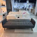 SOFA CAMA GRIS OSCURO