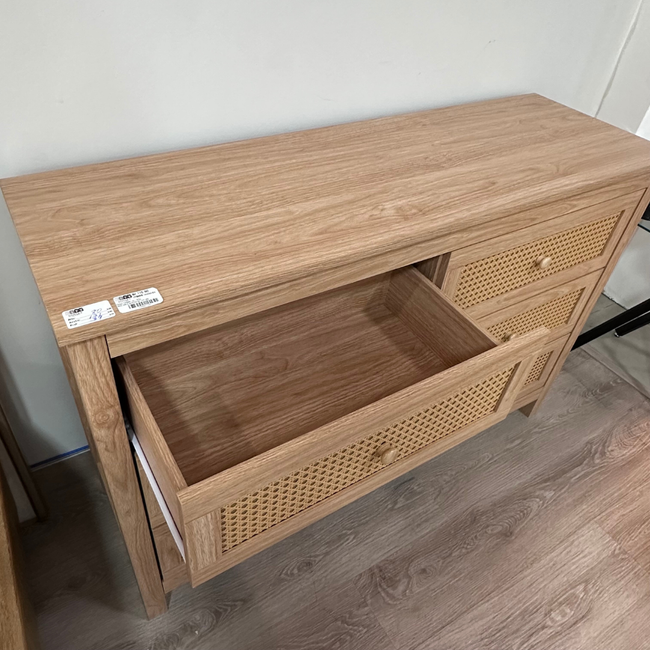 GAVETERO 6 GAVETAS RATTAN USA