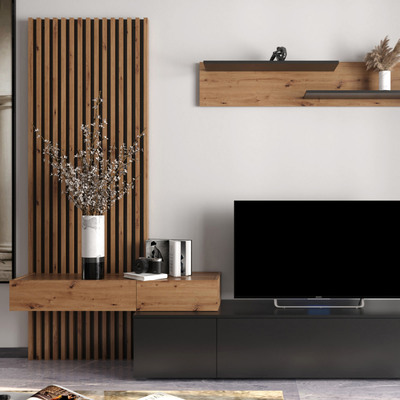MUEBLE TV REBECA NEGRO