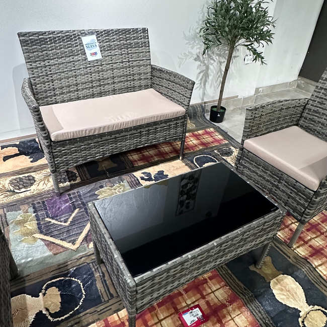 PATIO SET 4 PIEZAS