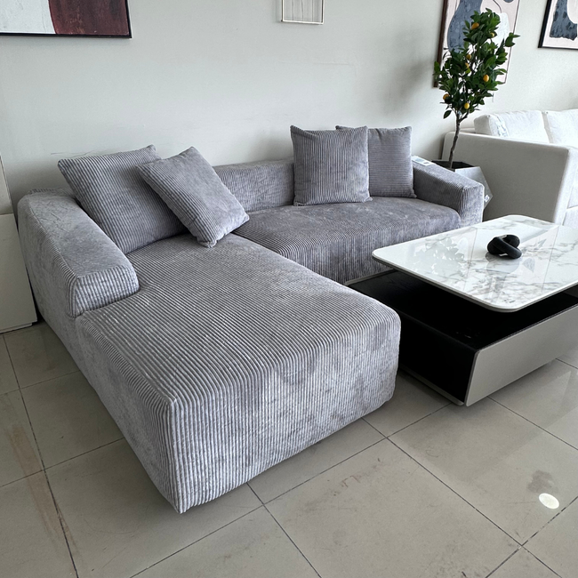 SOFA GRIS CLARO USA
