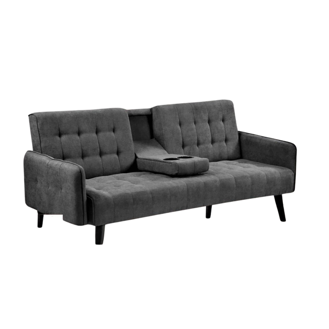 SOFA CAMA GRIS OSCURO