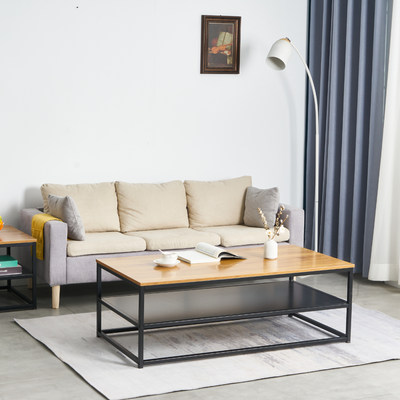MESA DE CENTRO OAK TOP  RECTANGULAR
